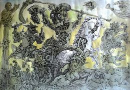 Gemälde, Horsemen of the Apocalypse, Daniil Litvinov
