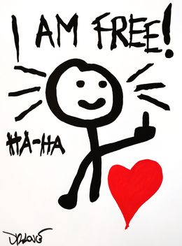 Painting, I'm free, Dr. Love