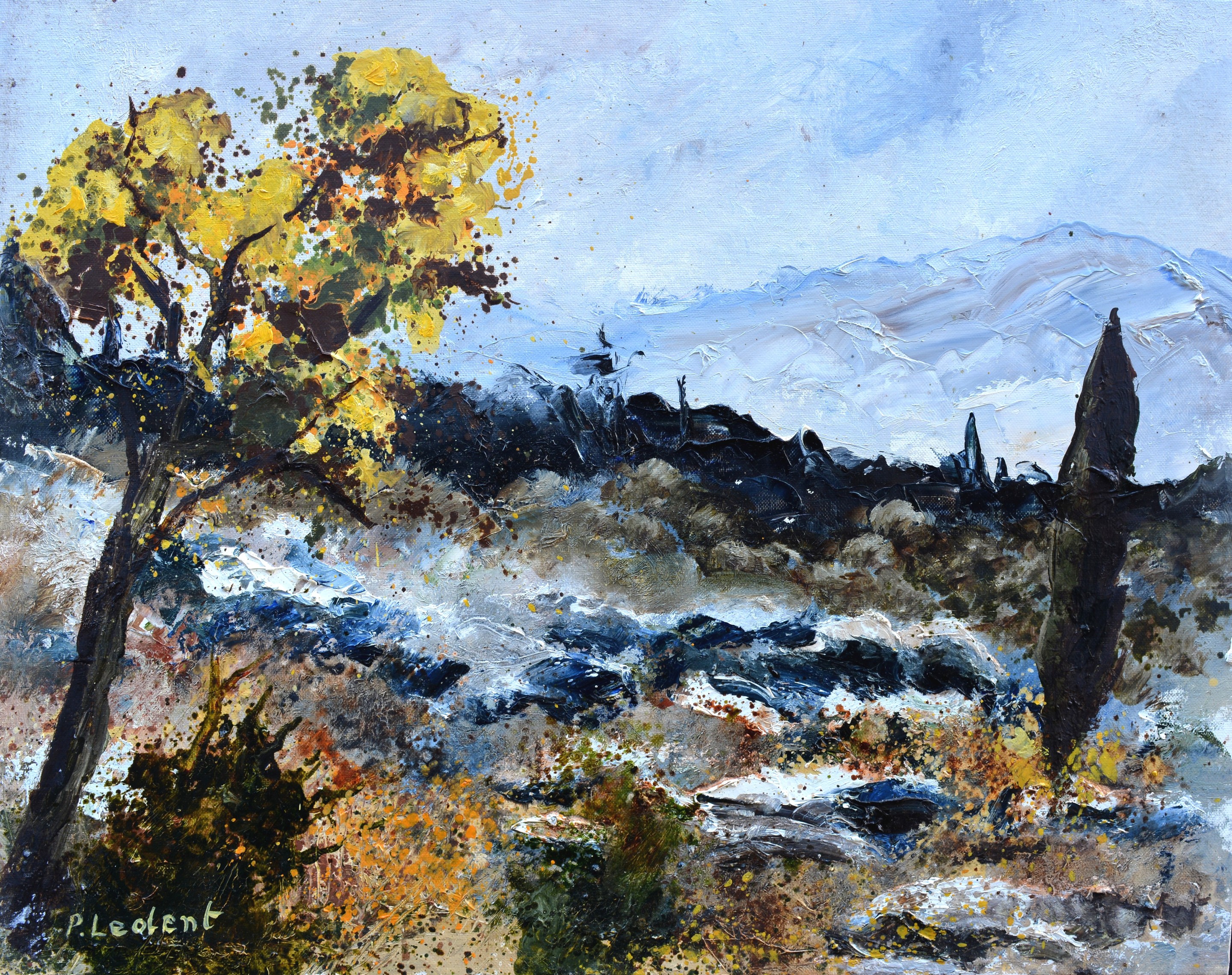 Pol Ledent, Dry summer in Provence Pol Ledent, Dry summer in Provence