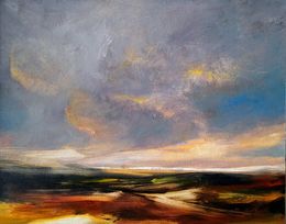 Painting, 66°21 : I c e l a n d - Leirhnjukur, Mocas