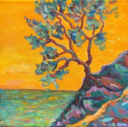 Pintura, A Provençal Coastal Scene, Bernadette Van Baarsen