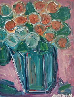 Gemälde, Beauty in the bouquet, Natalya Mougenot