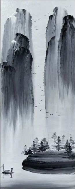 Painting, Paysage chinois 700, Xiu