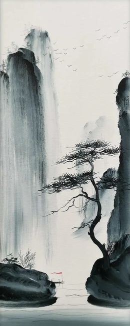 Painting, Paysage chinois 701, Xiu