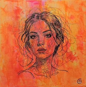 Painting, Feu intérieur, Axelle Biltgen