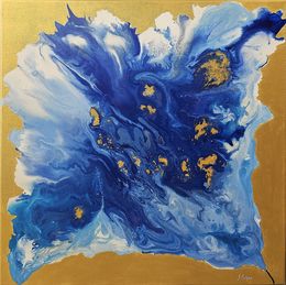 Gemälde, Floraison céleste, Axelle Biltgen