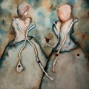 Dessin, Les Amies, Florence Monange