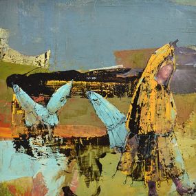 Peinture, Danse de la Pluie, Valérie Jayat