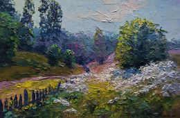 Peinture, Wildflowers are Growing, Boris Serdyuk