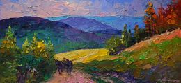 Gemälde, Open Spaces in the Mountains, Boris Serdyuk