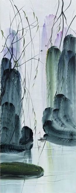 Painting, Paysage chinois 704, Xiu