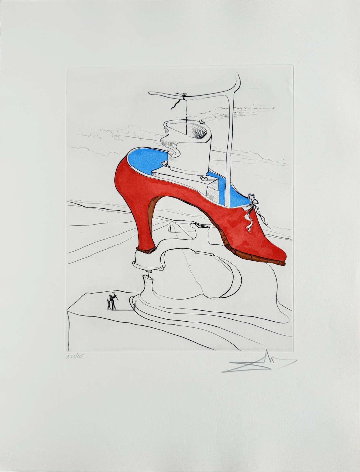 Salvador Dali, The Curse Overthrown Salvador Dali, The Curse Overthrown