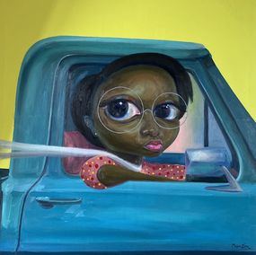 Peinture, Ceteris Paribus (All Things Being Equal) - 21st Century, Contemporary, Figurative, Mayowa Esan