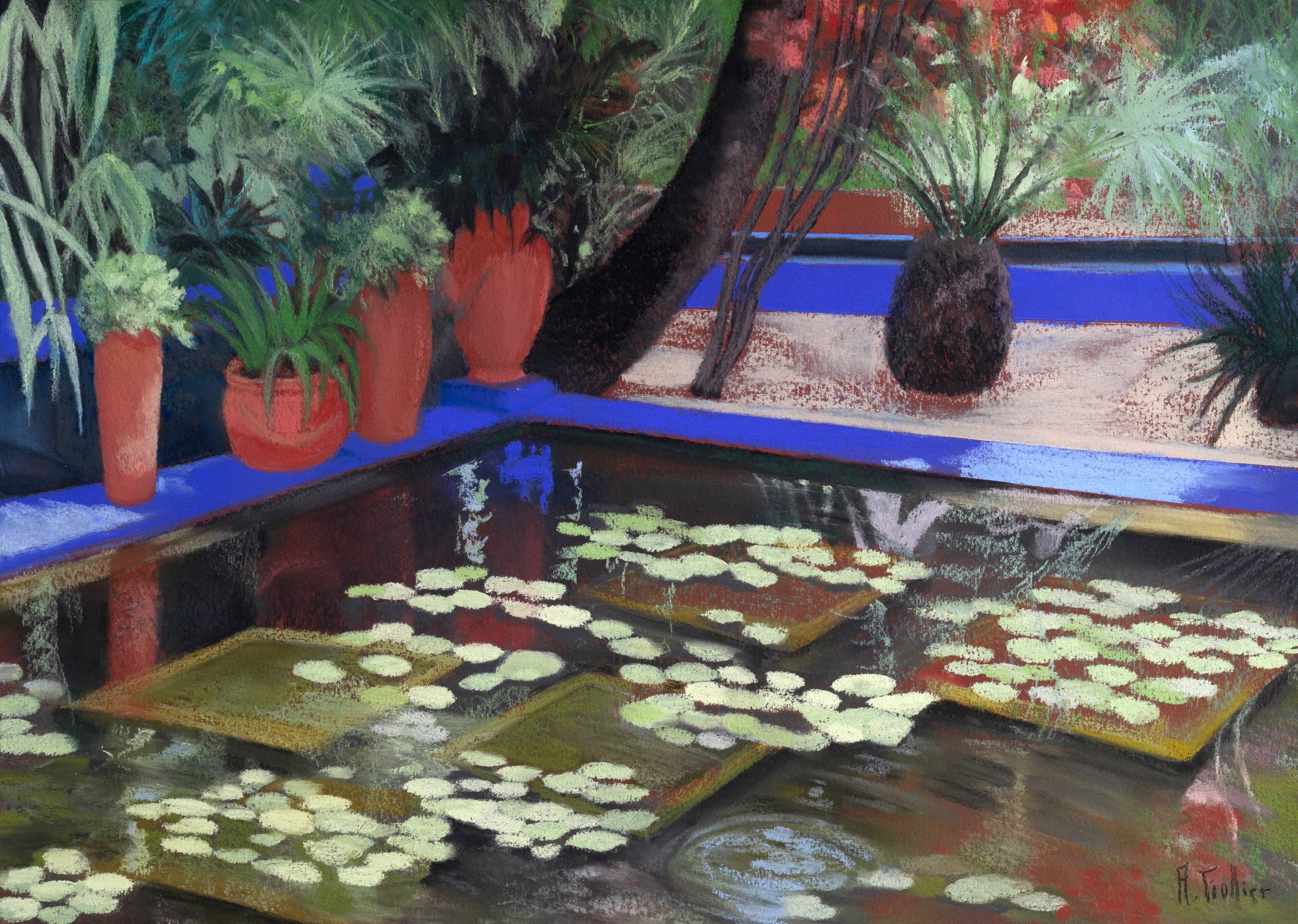 Agnès Tiollier, Bassin Majorelle III Agnès Tiollier, Bassin Majorelle III