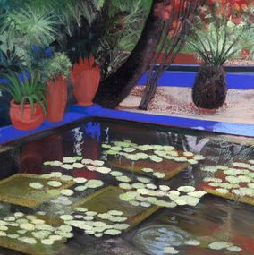 Disegno, Bassin Majorelle III, Agnès Tiollier