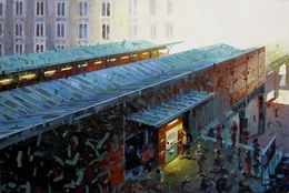 Peinture, Métro à Passy, Rudyard Heaton