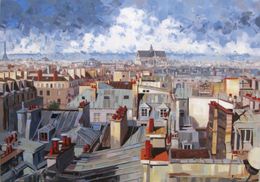 Pintura, Echaffaudage sur les toits, Rudyard Heaton