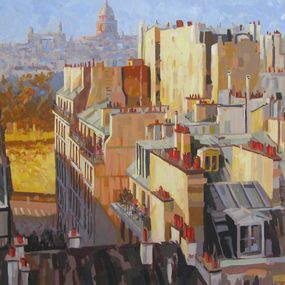 Peinture, Seine dorée, Rudyard Heaton