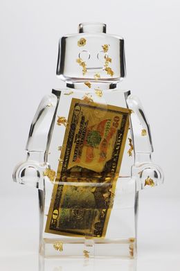 Skulpturen, Roboclusion 50 Dollars gold, Vincent Sabatier