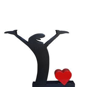 Sculpture, Linéa Happy heart, Ravi