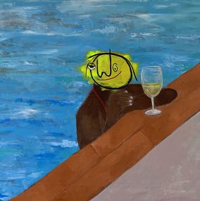 Pintura, Untitled VII - 21st Century, Contemporary, Figurative, Neo-Expressionism, Modern, Wisdom Uche