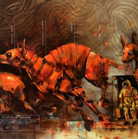 Peinture, Injuriosum Canem, Loic Tarin Doud