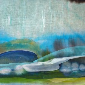 Peinture, The silence by rainfall, Vanessa Onuk