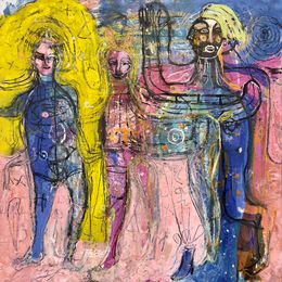 Gemälde, La frontière, Yvan Genest