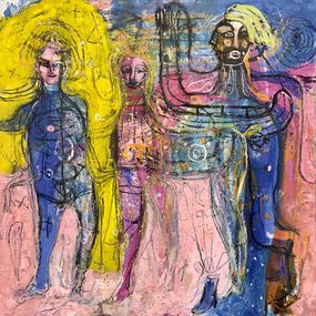 Gemälde, La frontière, Yvan Genest
