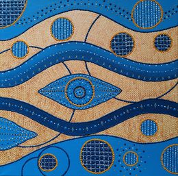 Painting, Eye of the Ocean, Iwona Markiewicz