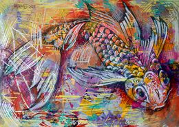 Gemälde, Koi 2, Rakhmet Redzhepov (Ramzi)