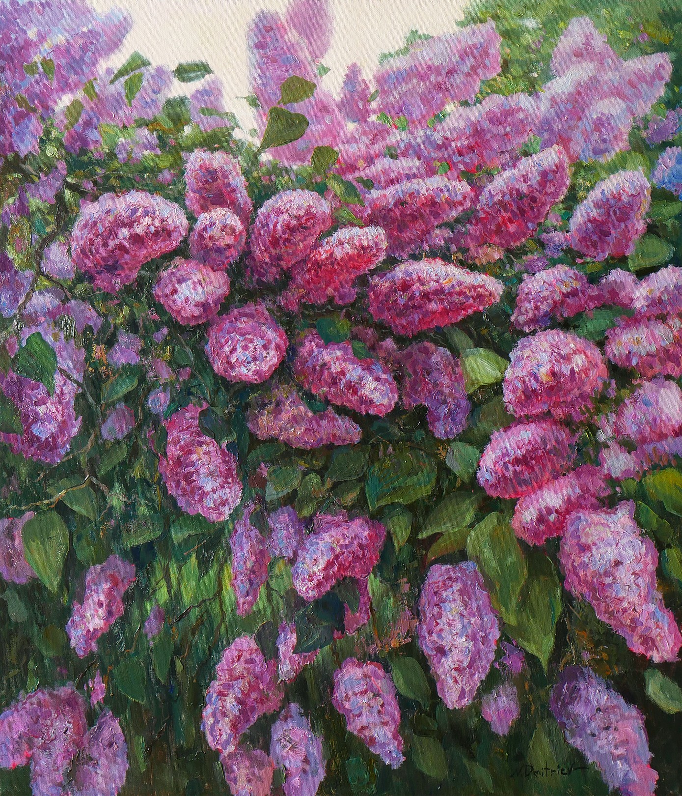 Nikolay Dmitriev, The Sunny Lilac Bush Nikolay Dmitriev, The Sunny Lilac Bush