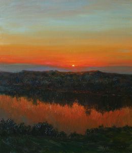 Painting, Sunset Over Silence, Nikolay Dmitriev