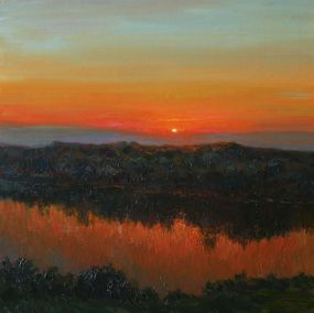 Peinture, Sunset Over Silence, Nikolay Dmitriev