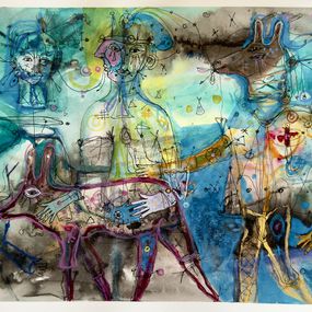 Fine Art Drawings, The Healers, Yvan Genest