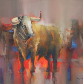 Painting, Bull, Ramiro Baptista