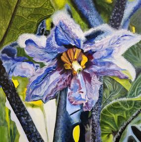 Pittura, Purple Provider.Series of paintings plants that feed us., Tetiana Adamovich