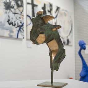 Sculpture, Petite Chèvre, P. Le Bars