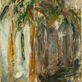 Painting, The cathedral  palm, Lea Karvala