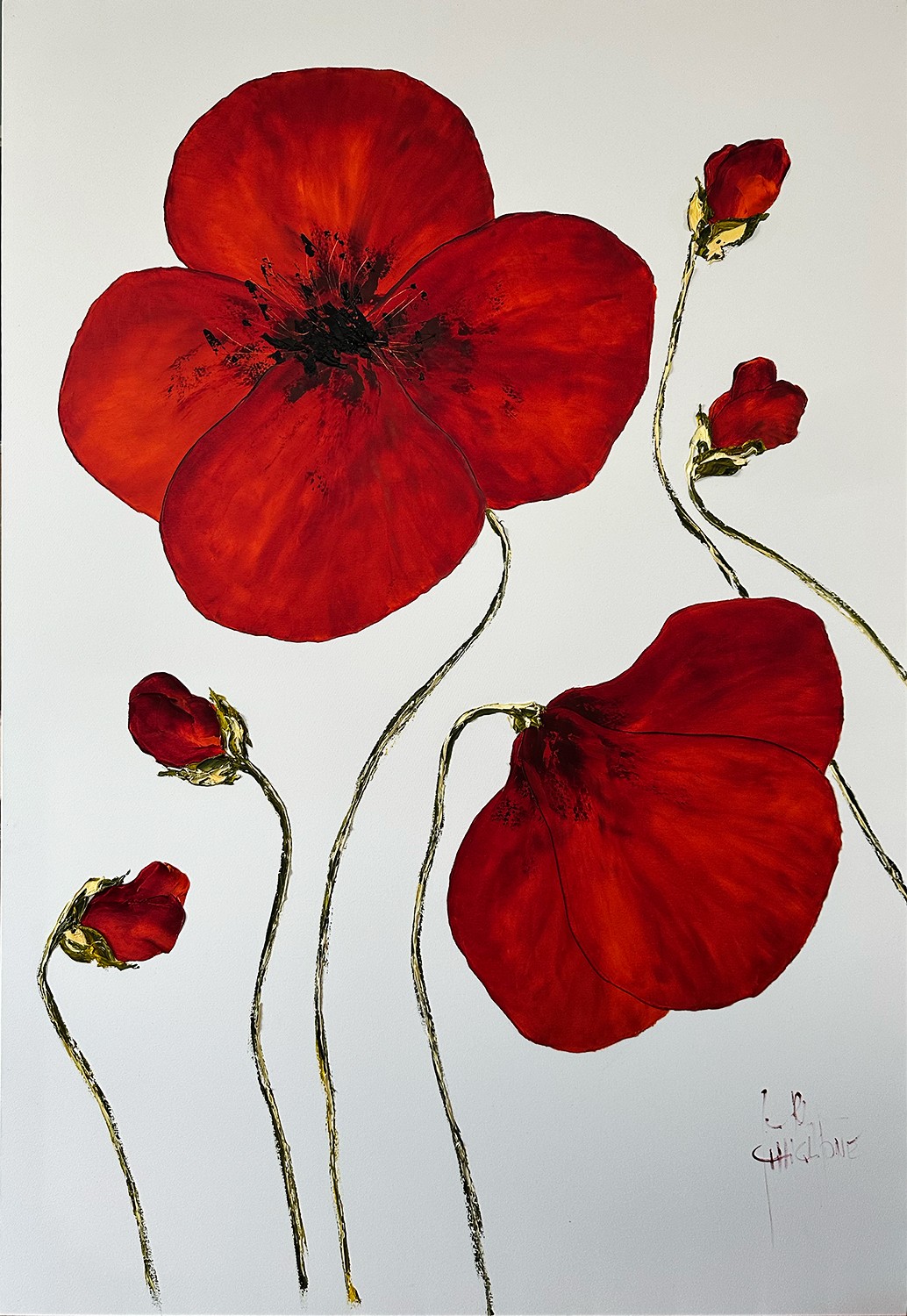 Jean-Philippe Ghiglione, Coquelicot #2 Jean-Philippe Ghiglione, Coquelicot #2