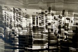 Dessin, Abstract Cityscape A4-07, Frank De Blok