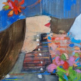 Peinture, Blue hat, Victoria Cozmolici