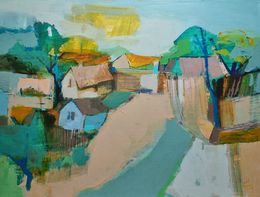 Gemälde, Houses, Victoria Cozmolici