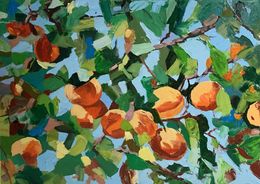 Pintura, Apricot garden.2, Schagen Vita
