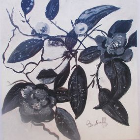 Dessin, La dame aux camélias, Béa Bealaff-Girotto