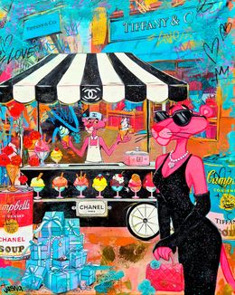 Painting, Ice Cream at Tiffany's, Yasna Godovanik