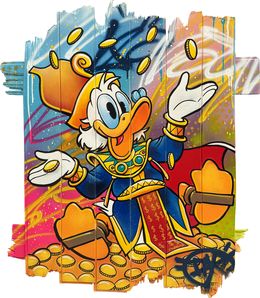 Painting, Rich Picsou Scrooge McDuck, Daru