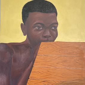 Pintura, Radiance of Dreams - 21st Century, Contemporary, Figurative, Portrait, African, Ayandare Adeniran Ayanmuyiwa