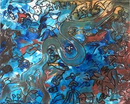 Gemälde, Origin of New Orleans, Amogh Katyayan