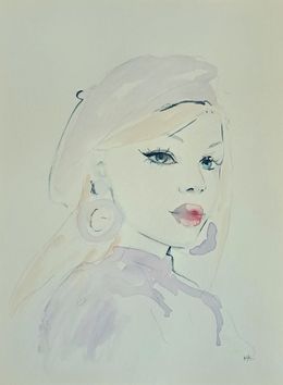 Peinture, Purple Beret, Mary Noga